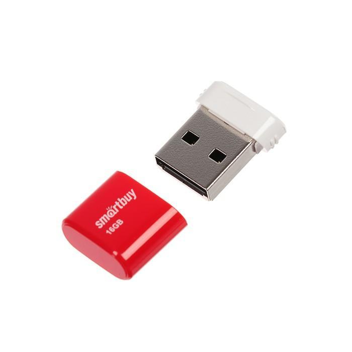USB накопитель Smartbuy 16GB LARA Red (SB16GBLARA-R)                                                                                                            , шт
