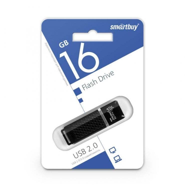 UFD Smartbuy 16GB Glossy series Black , шт