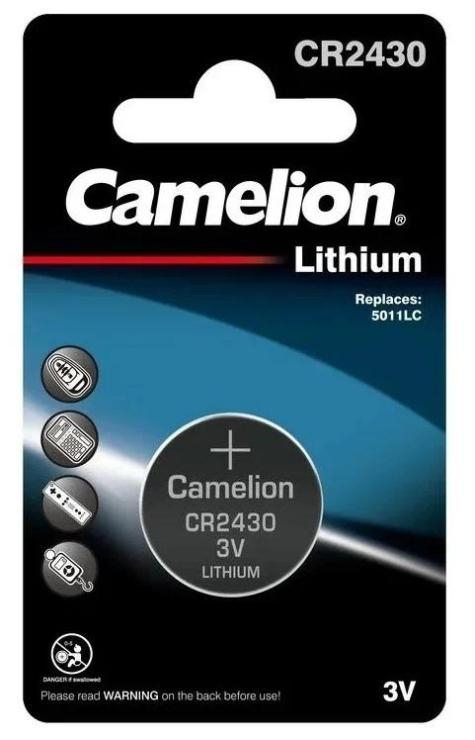 Батарейка Camelion CR2430 BL-1, 3В (1/10), шт