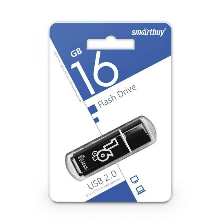 UFD Smartbuy 16GB Glossy series Black , шт