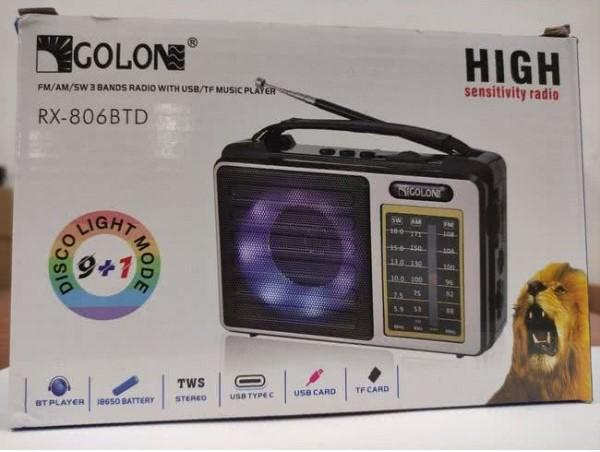 Радиоприемник COLON  RX-BT--806 S                                                                       , шт