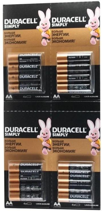 Элемент питания Duracell BASIC LR6 BL16, шт