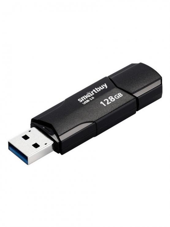 Флеш-накопитель 128Gb SmartBuy Clue, USB 3.1, пластик, белый                                                                                                , шт