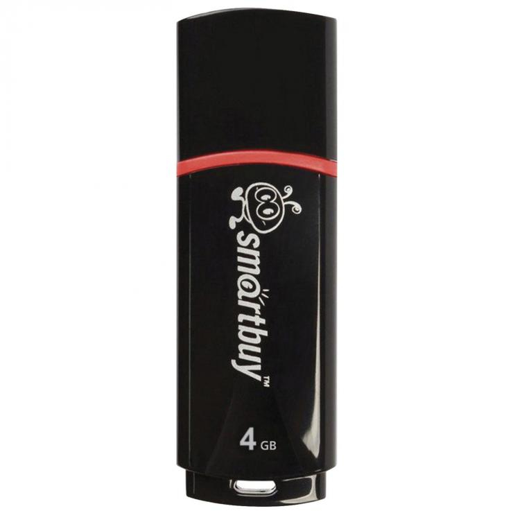 USB накопитель Smartbuy 4GB Crown Black (SB4GBCRW-K)                                                                                                            , шт