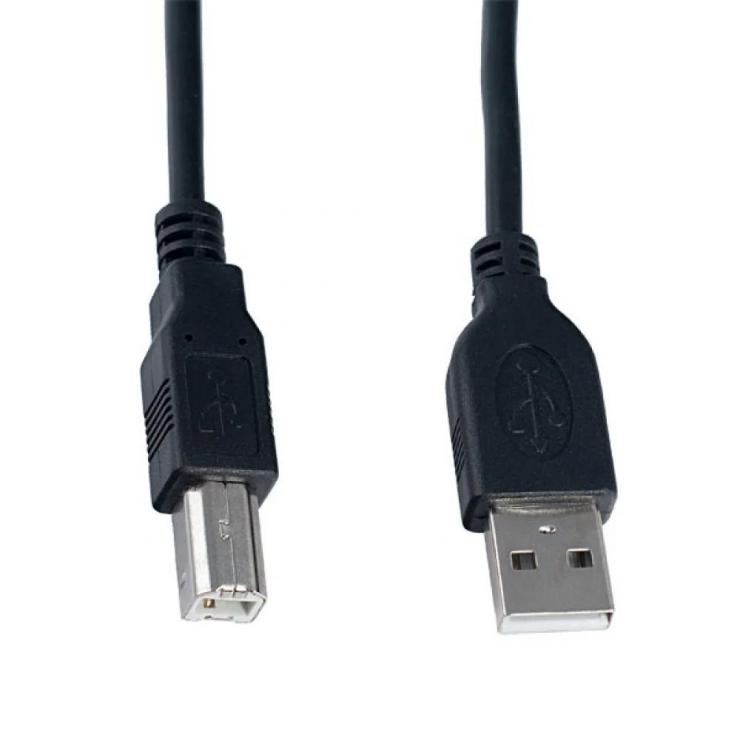 VS Кабель USB2.0 A вилка - В вилка, длина 1,8 м. (U118), шт