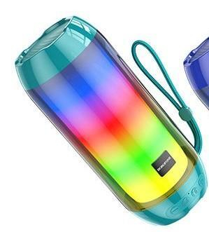 Колонка портативная Borofone, BR25, Crazy, Bluetooth, цвет: бирюзовый, шт