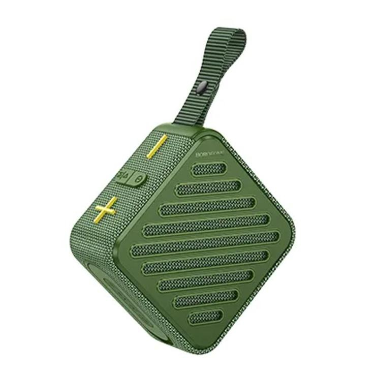 Колонка портативная Borofone, BP16, Freedom Sport, Bluetooth, цвет: зеленый, шт
