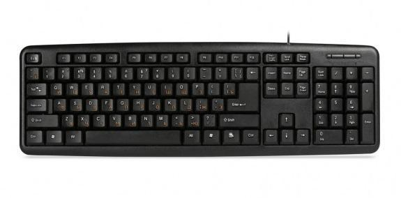 Клавиатура проводная Smartbuy ONE 113 USB черная (SBK-113U-K)/20, шт