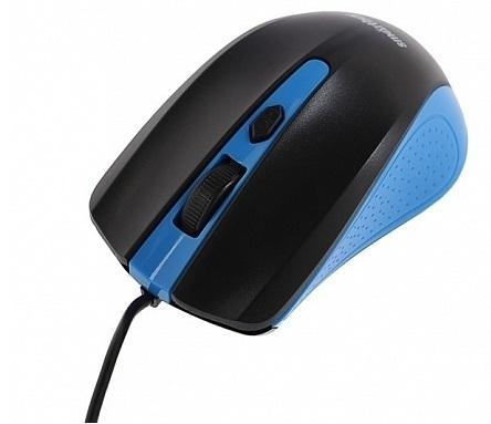 Мышь проводная Smartbuy ONE 352 сине-черная (SBM-352-BK) / 100                                                                                                          , шт