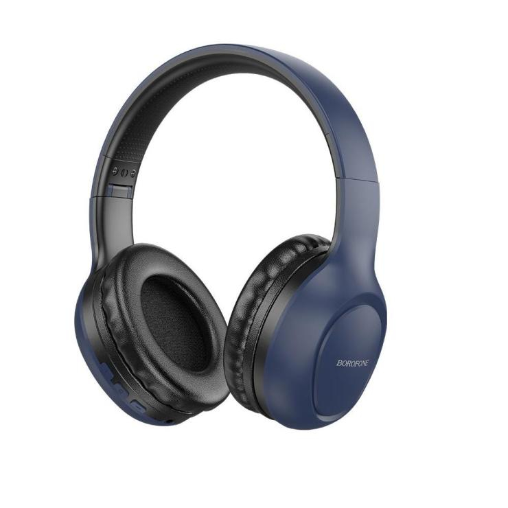 Наушники полноразмерные Borofone BO19, Musique, bluetooth, цвет: синий, шт