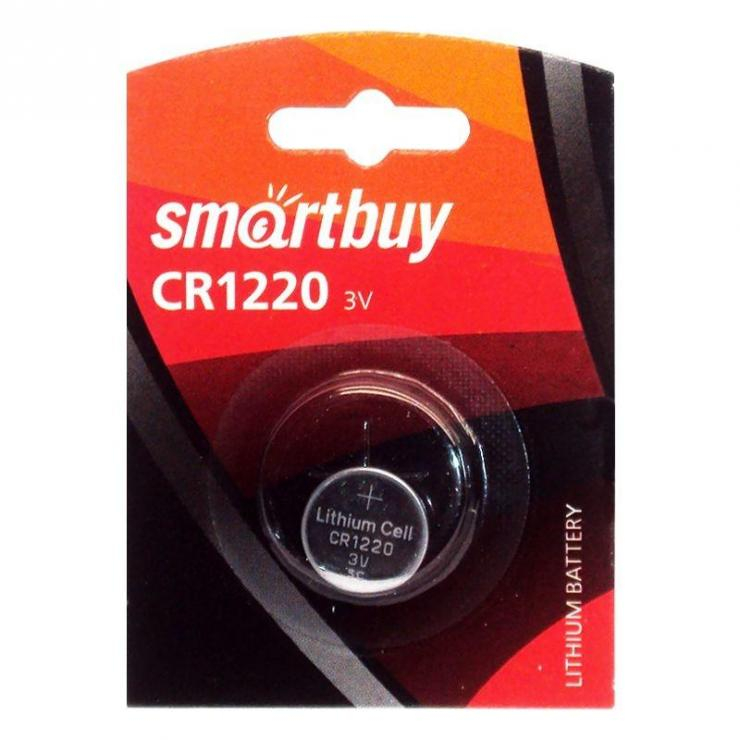 Литиевый элемент питания Smartbuy CR1220/1B (12/72, шт